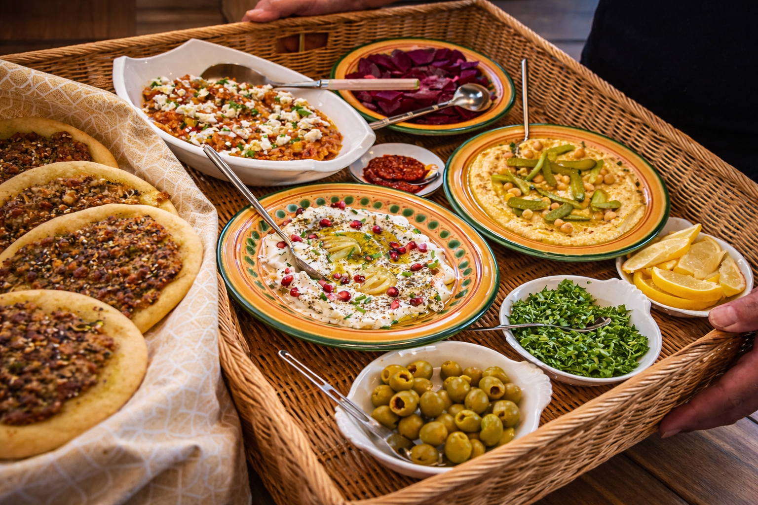 Middle Eastern Mezze Platter